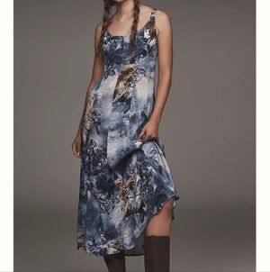 NWT Pilcro Sleeveless Scoop-Next Midi Dress